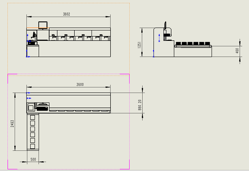 AUTO-109 全自动PCB板颜色分选机(图2)